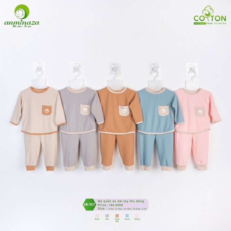 Anmina - Bộ quần áo dài tay thu đông AMI0027