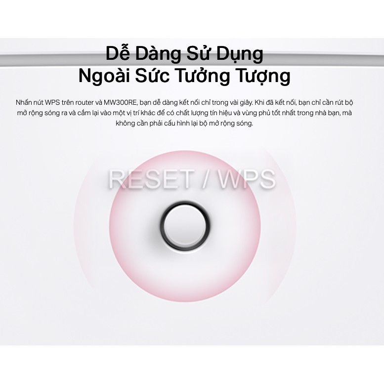 Giá Tốt-Mercusys N 300Mbps Bộ kích sóng WiFi 3 Râu -MW300RE- Hàng chính hãng phân phối bởi TP-Link Việt Nam