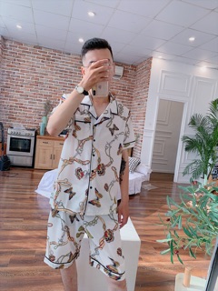 Ảnh thật bộ lụa nam
