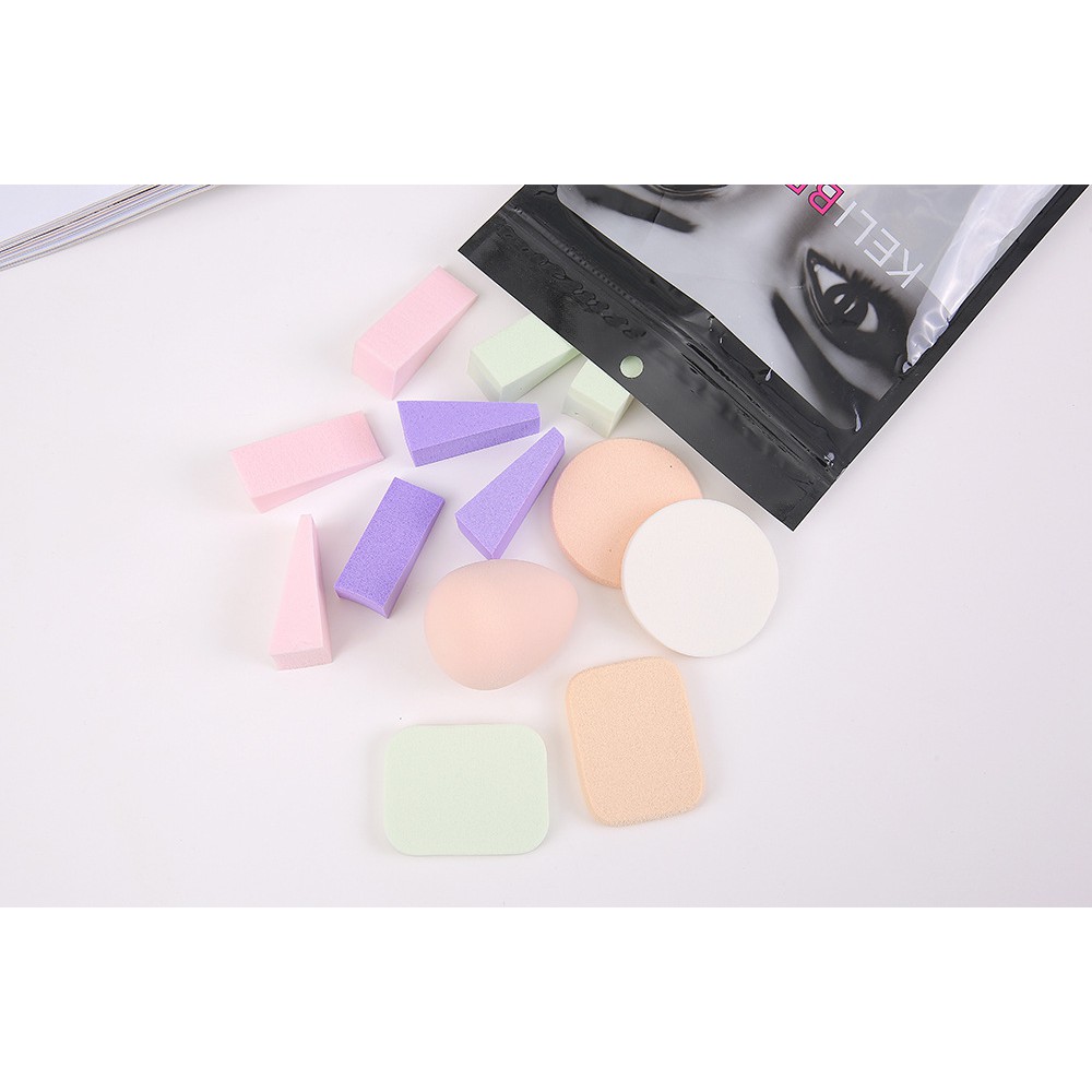 Gói bông mút trang điểm tán kem nền cao cấp Keli 9 bông, 13 bông | BigBuy360 - bigbuy360.vn