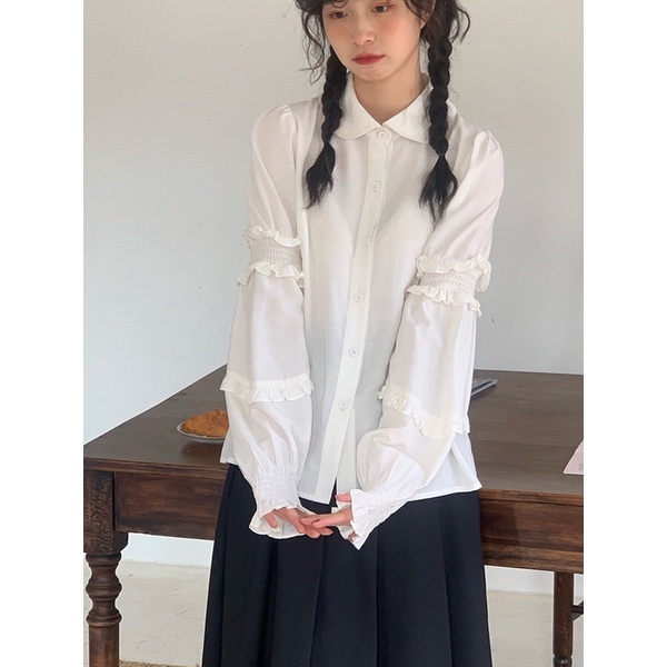 Áo sơmi kiểu chun tay