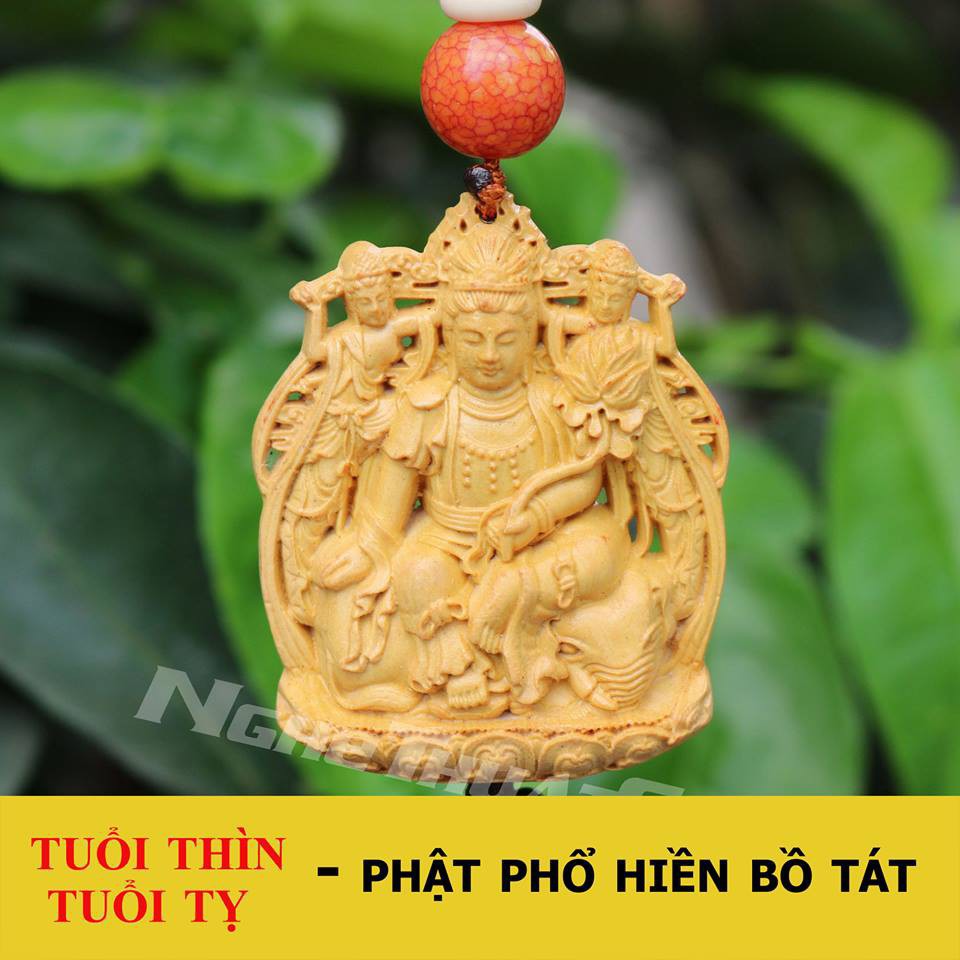 Tượng Phổ Hiền bồ tát để ô tô-tuổi thìn tỵ