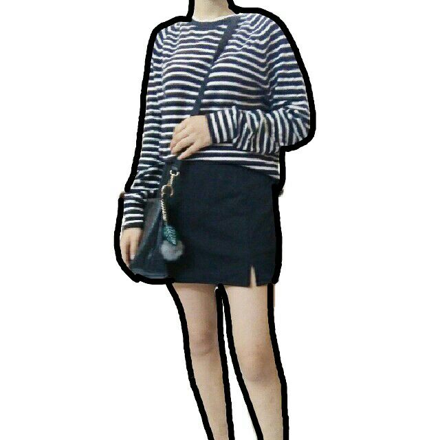 Chân váy ulzzang xẻ 1 bên chân váy xẻ có màu trắng bigsize có size đại | BigBuy360 - bigbuy360.vn