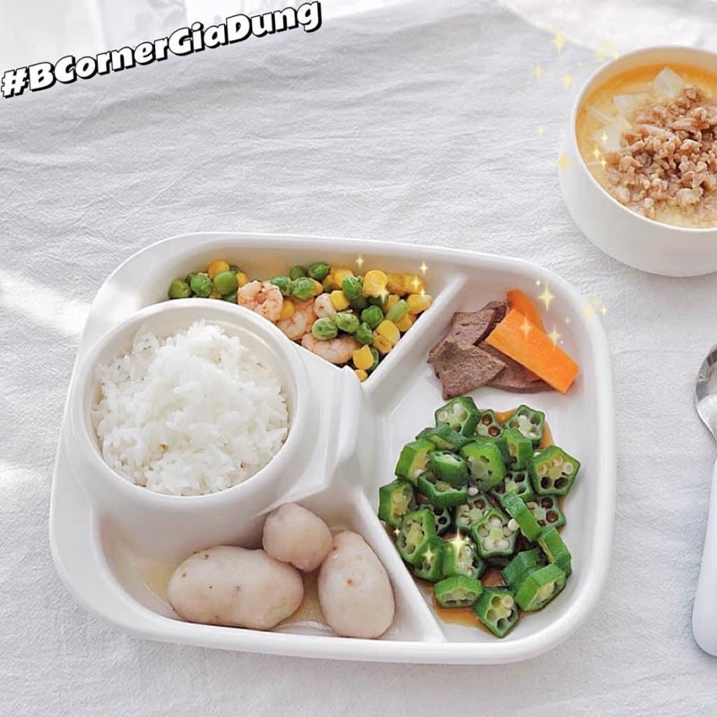 Đĩa Ăn Chia Ngăn Tiện Lợi