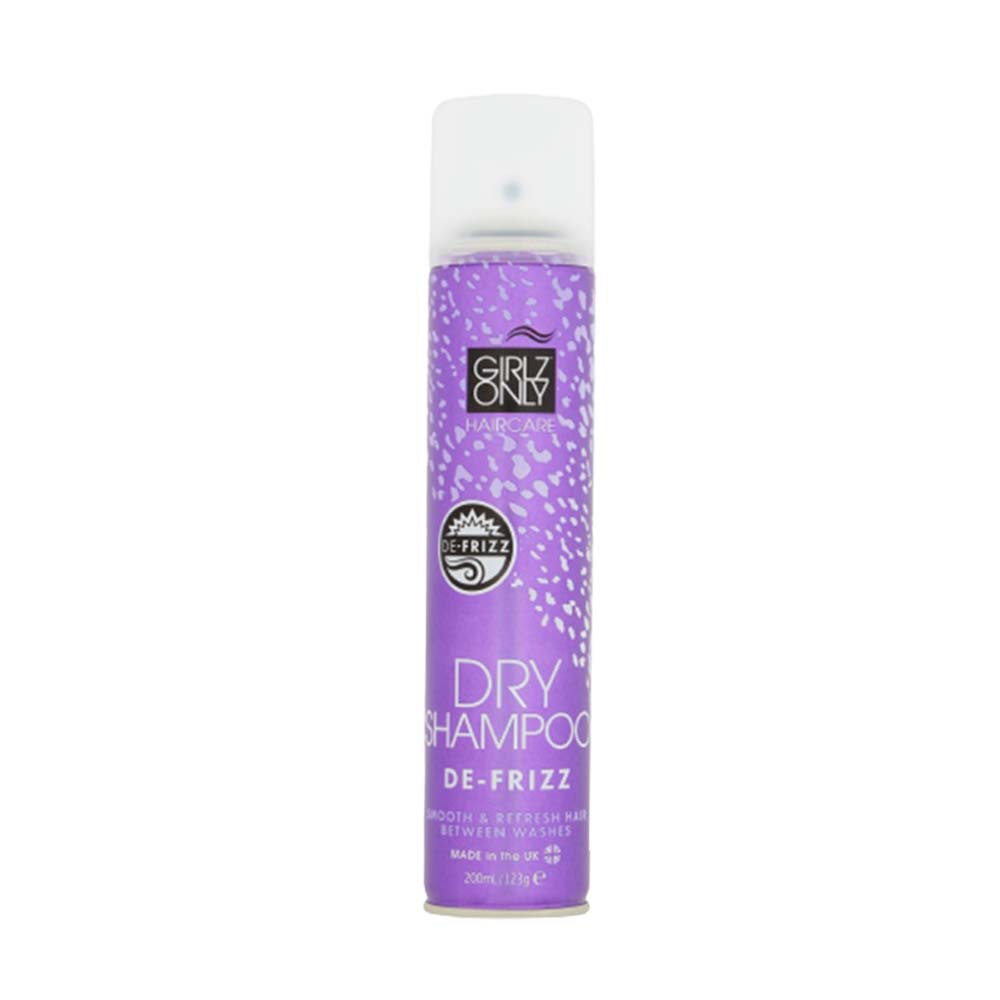 Dầu Gội Khô Giúp Tóc Sạch Gàu Và Bồng Bềnh Girlz Only For De-Frizz 200ml (Tím)