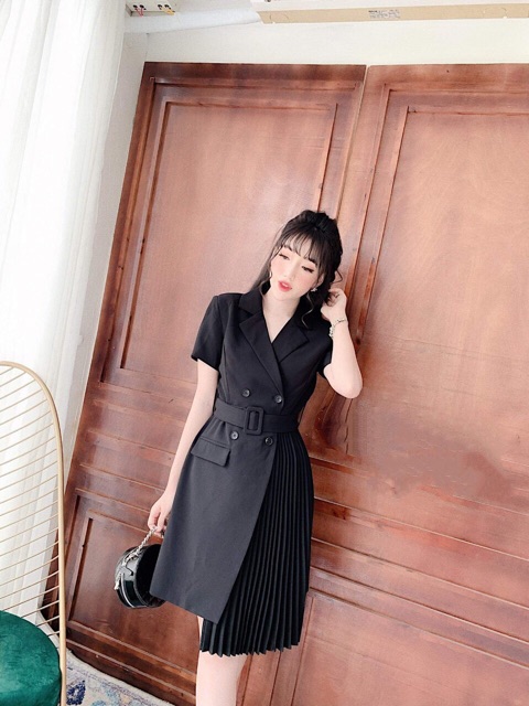 Váy vest cổ Đức chân ly