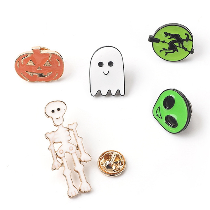 Ghim Cài Áo Halloween Hoạt Hình Dễ Thương