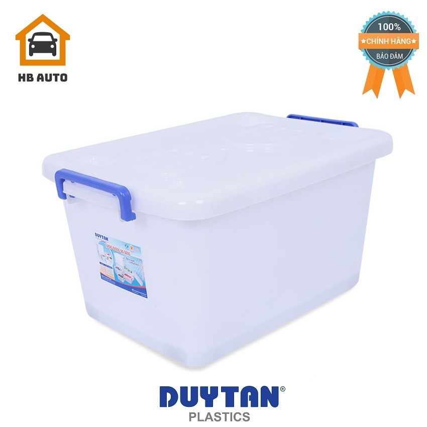 Thùng Nhựa Đựng Vật Dụng Gia Đình Duy Tân Có Bánh Xe 15L (44 x 31 x 21 cm) No.749