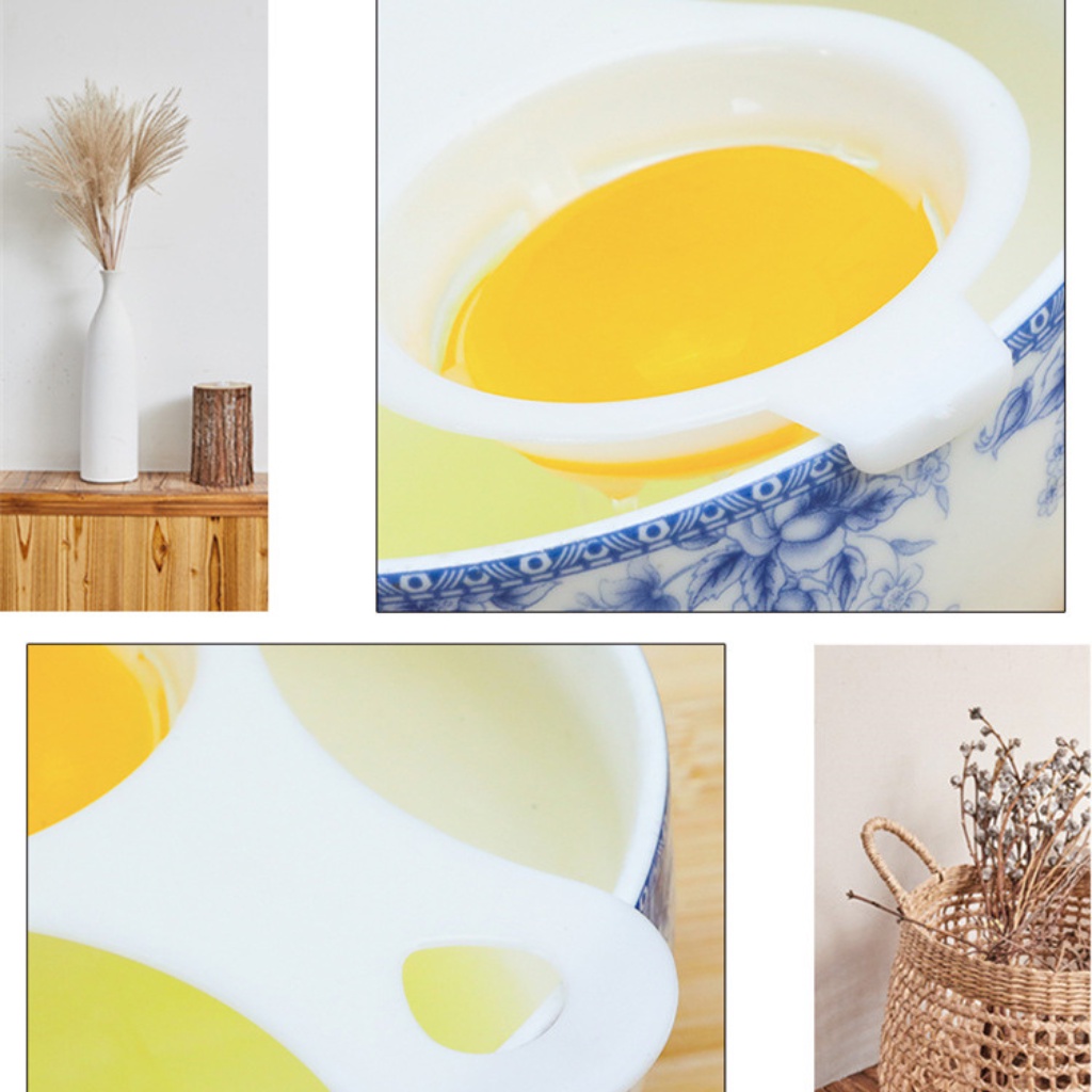 Ray tách lòng đỏ trứng/ dụng cụ tách lòng trắng bằng nhựa giá rẻ đồ dùng phòng bếp