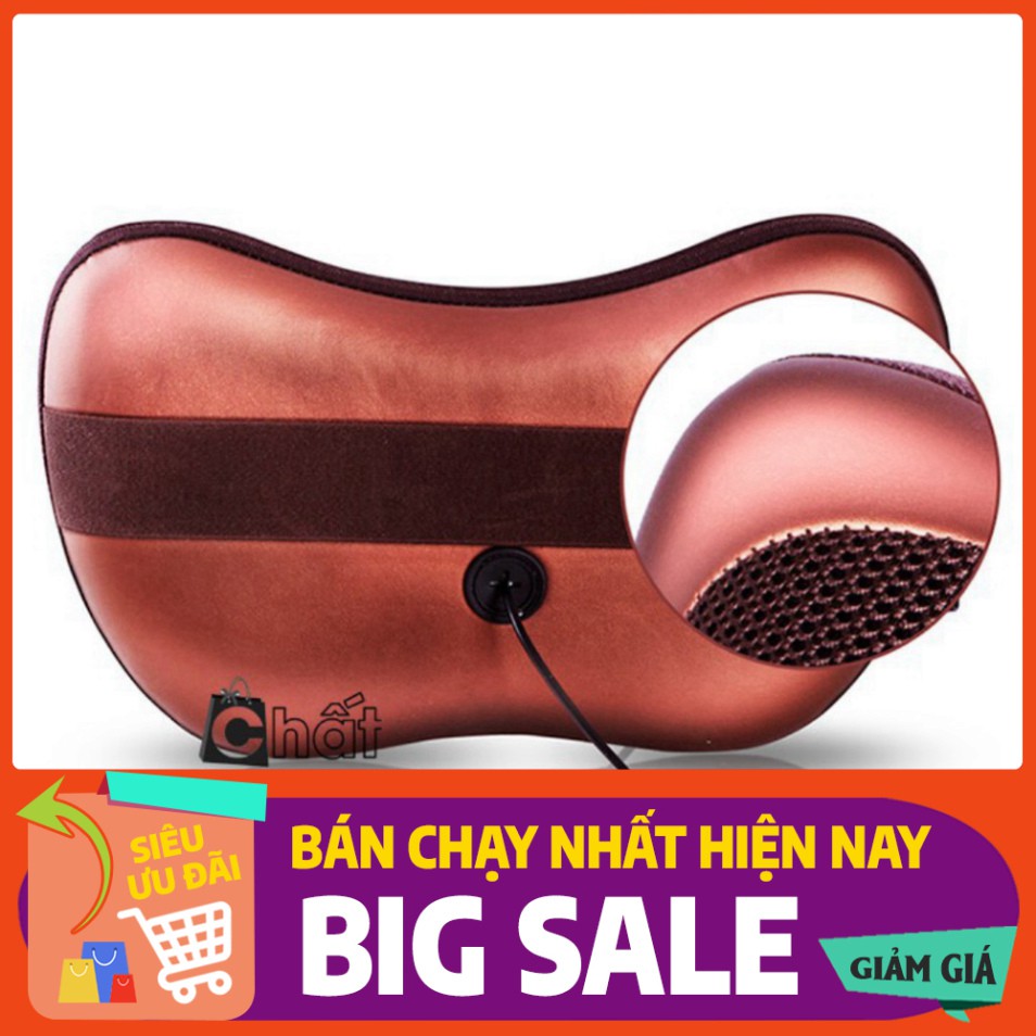 [FREE SHIP] 💥[CHÍNH HÃNG - CÓ VIDEO]💥Gối massage hồng ngoại 8 quả cầu 8 bi đảo chiều cao cấp + Tặng massage mặt ion💥�