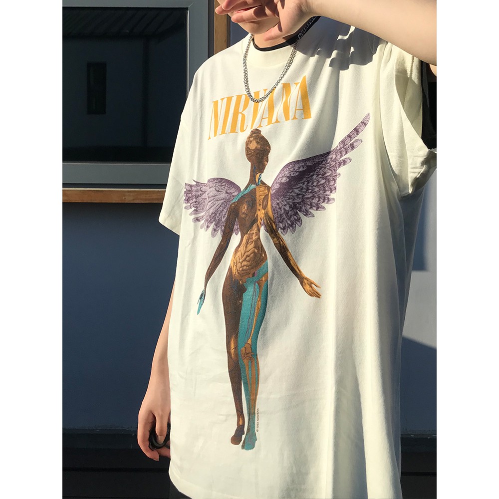 ⚡️ - Áo vintage tee NIRVANA , áo tee Vintage oversized