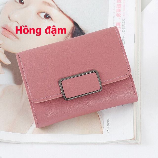 Ví cầm tay mini khóa vuông