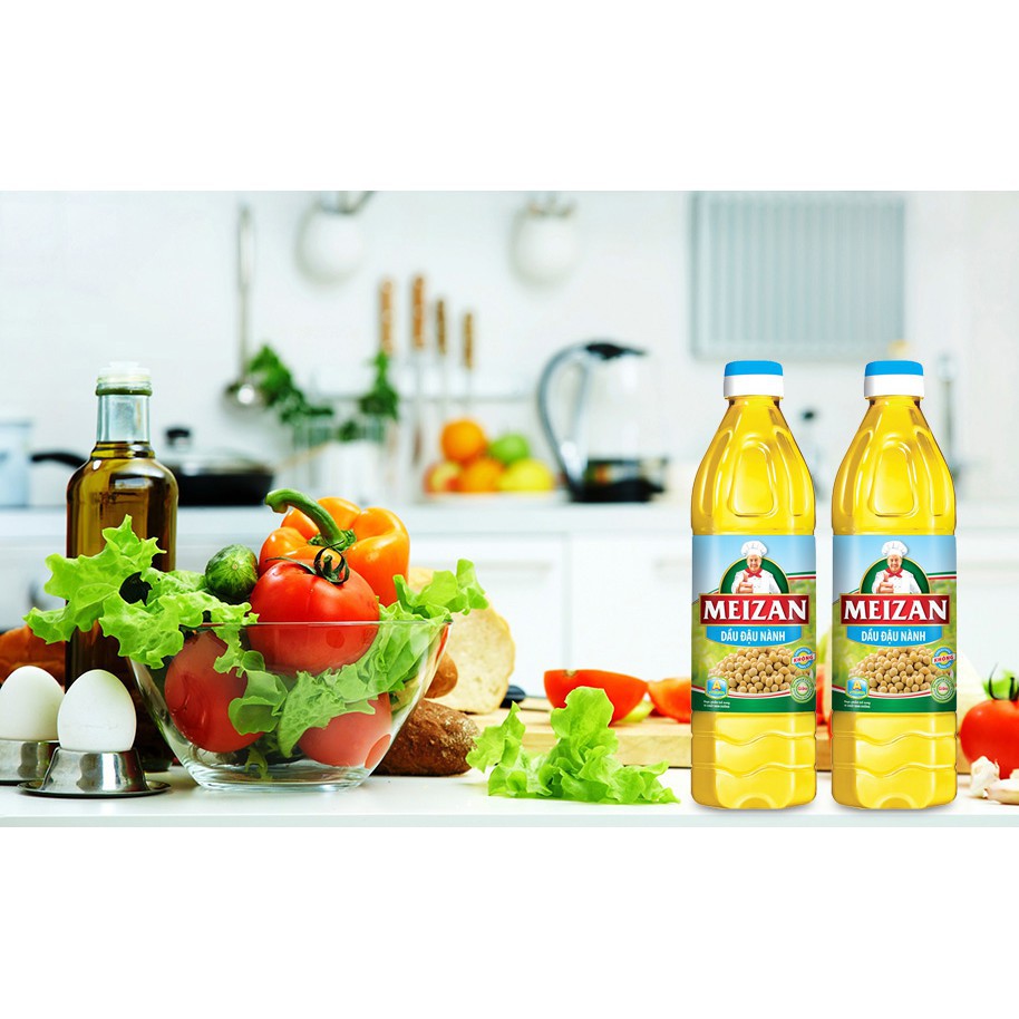 Dầu đậu nành Meizan 1L