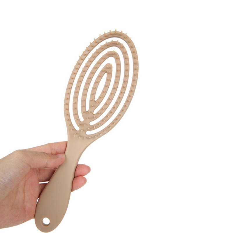 Lược Chải Tóc Mát Xa Da Đầu Dày Ngắn / Dài Thiết Kế Rỗng Tiện Lợi