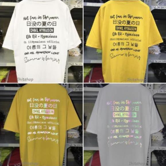 Áo Thun OH.NIL. PHẢN QUANG Unisex (Chụp FLASH mới PHẢN QUANG)