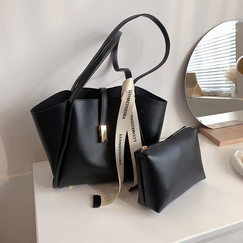Túi tote Đeo Vai Sức Chứa Lớn Thời Trang Phong Cách Hàn Quốc Cho Nữ