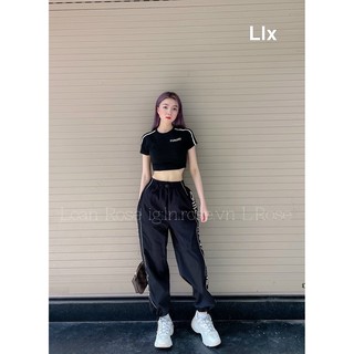 Set Croptop Bom Thụng Siêu Chất Đồ Bộ Nữ Cotton Loan Định Boutique LD255