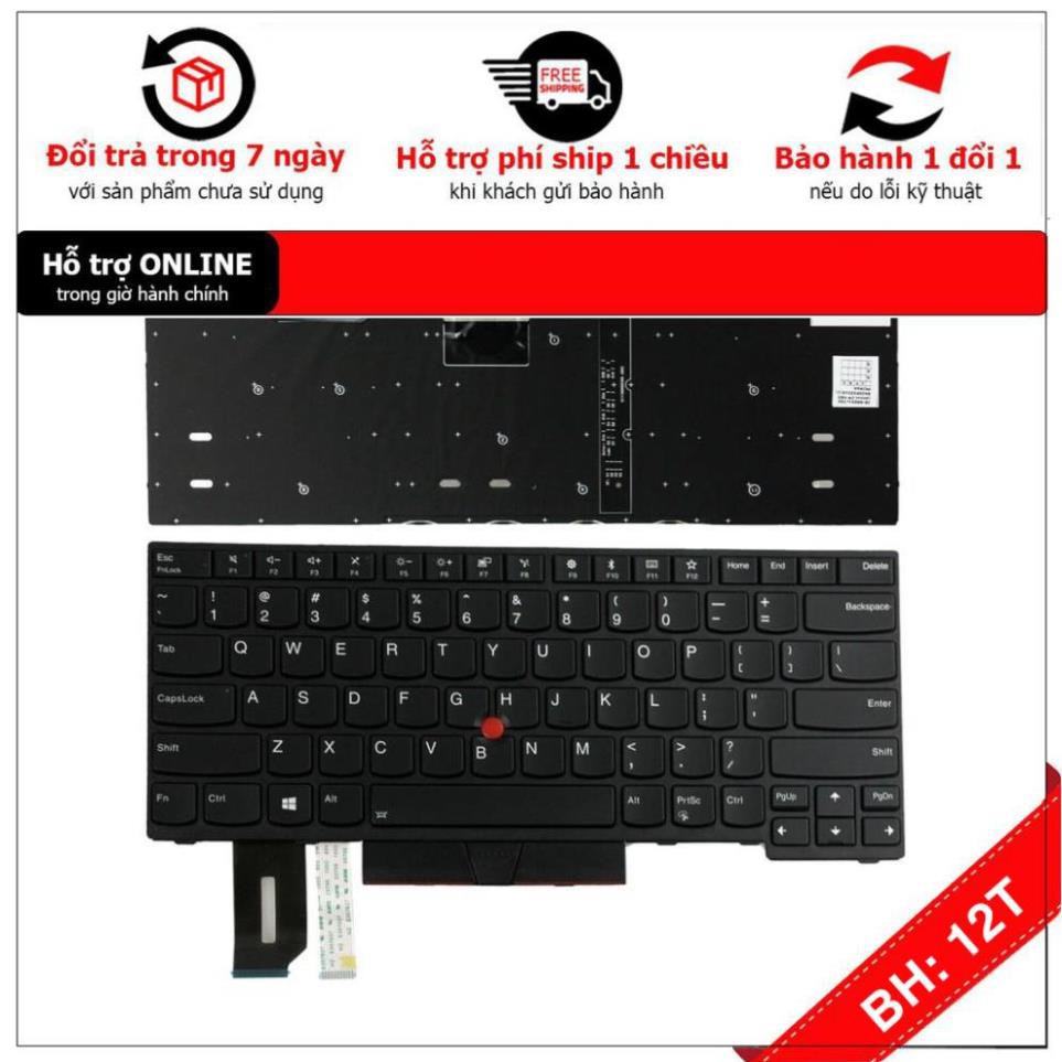 BH12TH . Bàn phím Laptop Lenovo Thinkpad Edge E480 E485 T480S T490 L380 L480 L490 có Chuột