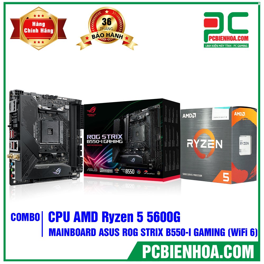 Combo linh kiện AMD B550-I + 5600G +5600X+ 5700G- hàng chính hãng 36T