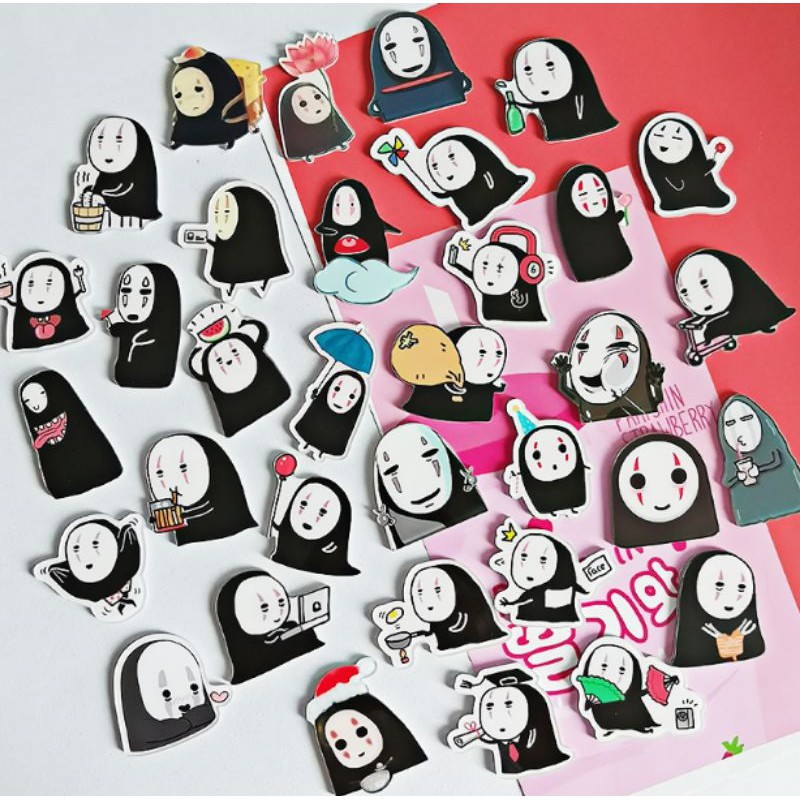 Huy hiệu Vô Diện nhỏ siêu cute