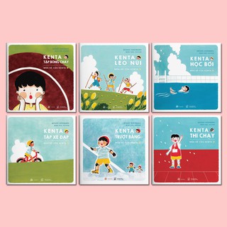 Sách Ehon Nhật Bản - Kenta chơi thể thao ( lẻ cuốn)- cho trẻ từ 3 tuổi