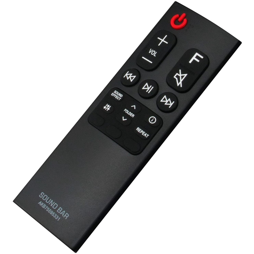 Remote Điều Khiển Từ Xa LG Soundbar - Màu Đen75595331Akb)75595331 Bộ Điều Khiển Từ Xa LG Sound Bar 61 SL6Y 5Y 10Y RC SL4 SL4Y SL5Y SL6Y SL7Y SN6Y SNC4R SPN5B-W SPH4B-W SPJ4-R Snc5B-W SPN5B-W SPH4B-W SPJ4-W