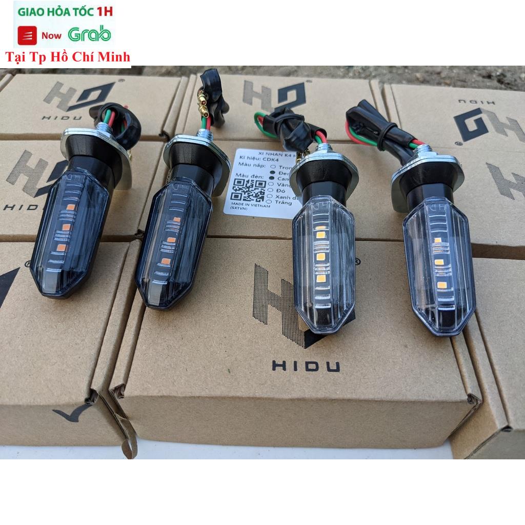 Đèn Xi Nhan Vario K4 HiDu Gắn Cho Xe Winner X, Ex 150, NVX, MSX, CBR,MT-seri, PKl, PKN ( Hàng Chính Hãng)