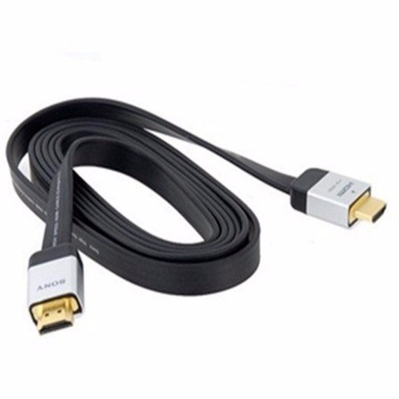 Cáp tín hiệu HDMI Sony 3m dẹt đen