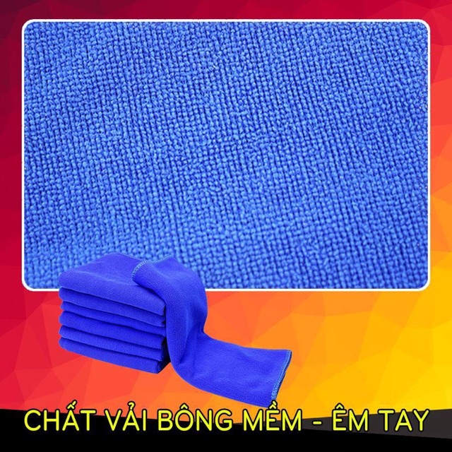 (Rẻ vô địch) khăn lau ô tô , khăn lau tóc không rụng bông siêu sạch siêu thấm size 35x75cm