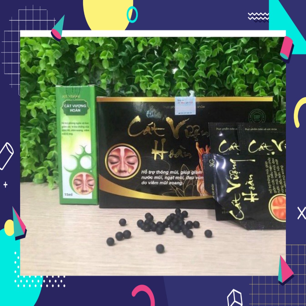 🍀 CÁT VƯỢNG HOÀN HỖ TRỢ VIÊM MŨI XOANG