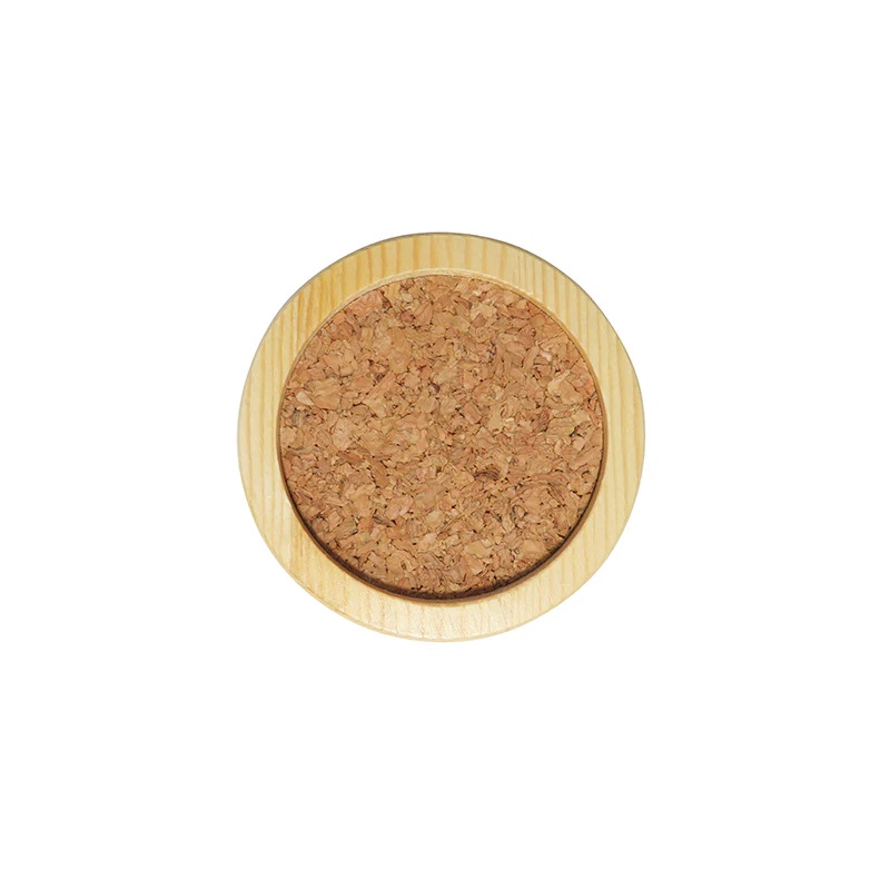 Daiso Tấm Lót Ly Plain Wood Cork Coaster