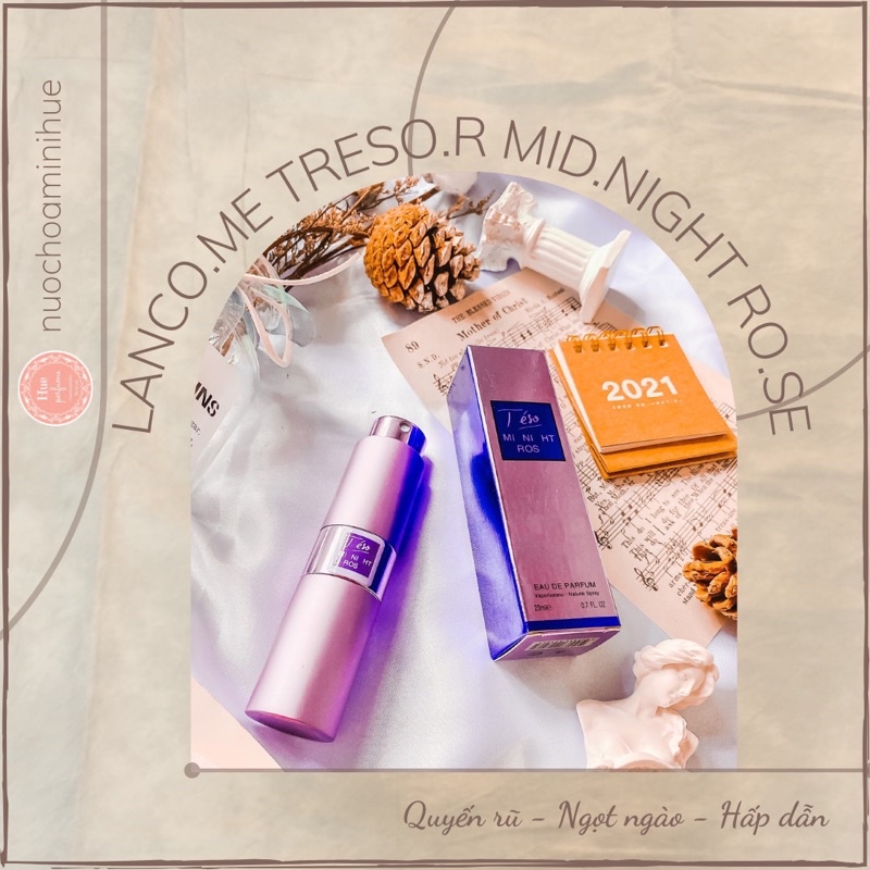𝐓𝐫𝐞𝐬𝐨𝐫 𝐌𝐢𝐝𝐧𝐢𝐠𝐡𝐭 𝐑𝐨𝐬𝐞 nước hoa mini 20ml ngọt ngào quyến rũ thơm lâu | BigBuy360 - bigbuy360.vn