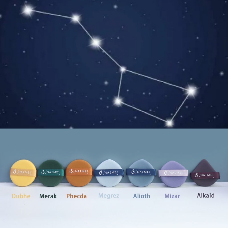 Set 7 Mút Trang Điểm Siêu Mềm Có Thể Giặt Tiện Dụng