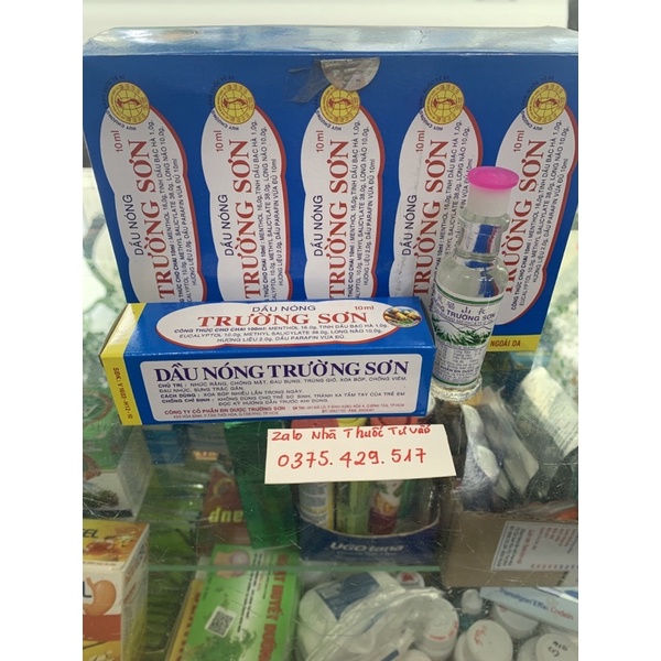 dầu nóng trường sơn 10ml