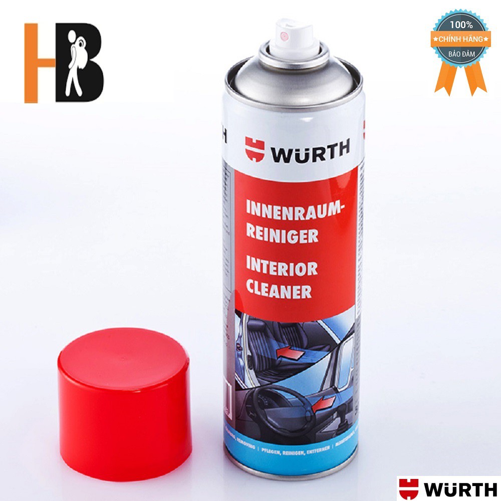 Vệ Sinh Nội Thất Hoạt Tính Wurth Interior Cleaner 500ml | HIBUCENTER