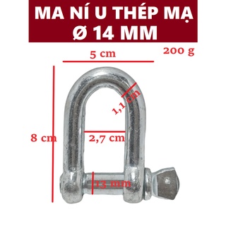 Ma ní chữ U [ Ø 14 mm ]