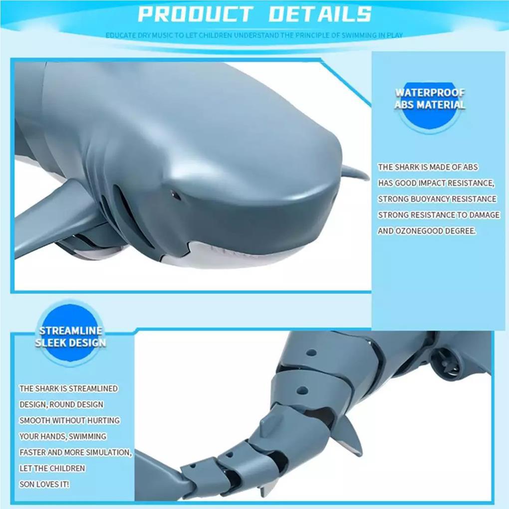 Thuyền Cá Mập Đồ Chơi Điều Khiển Từ Xa 2 4G