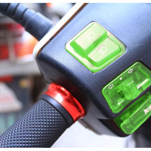 Bộ 5 nút bấm công tắc điều khiển đèn pha/còi xe máy .