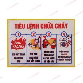 Bộ nội quy tiêu lệnh PCCC