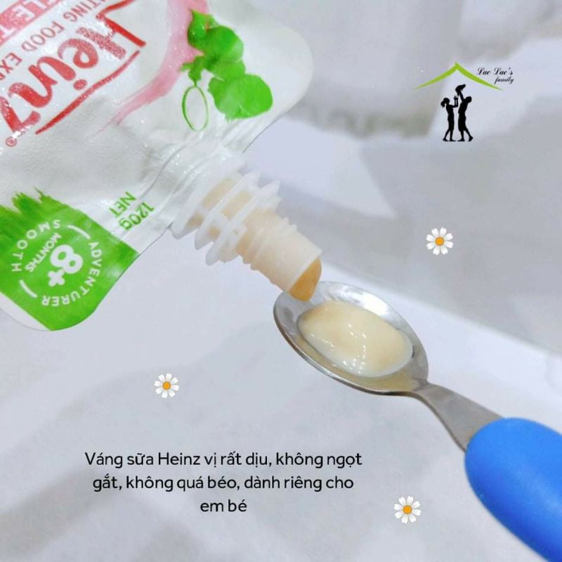 [Heinz] Váng sữa hoa quả cho bé ăn dặm từ 6 tháng tuổi, 4 vị thom ngon dinh dưỡng