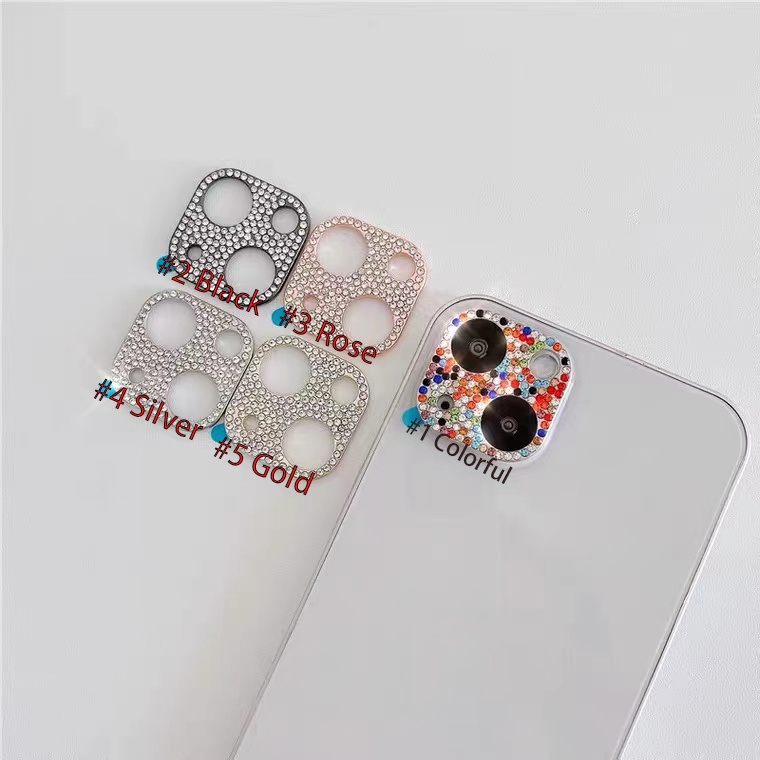 Miếng Dán Bảo Vệ Camera Sau Kiểu Dáng Sang Trọng Dành Cho iPhone 13 Pro Max 11 12 XS X Mini