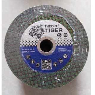 Đá cắt sắt inox tiger 110mm loại tốt 1 hộp/100 viên