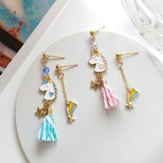 Khuyên tai kỳ lân cồng vồng unicorn ver.1