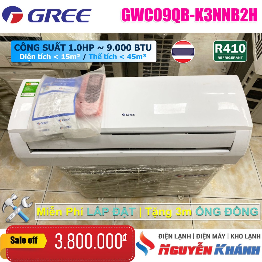 Máy lạnh Gree GWC09QB-K3NNB2H (1.0Hp)