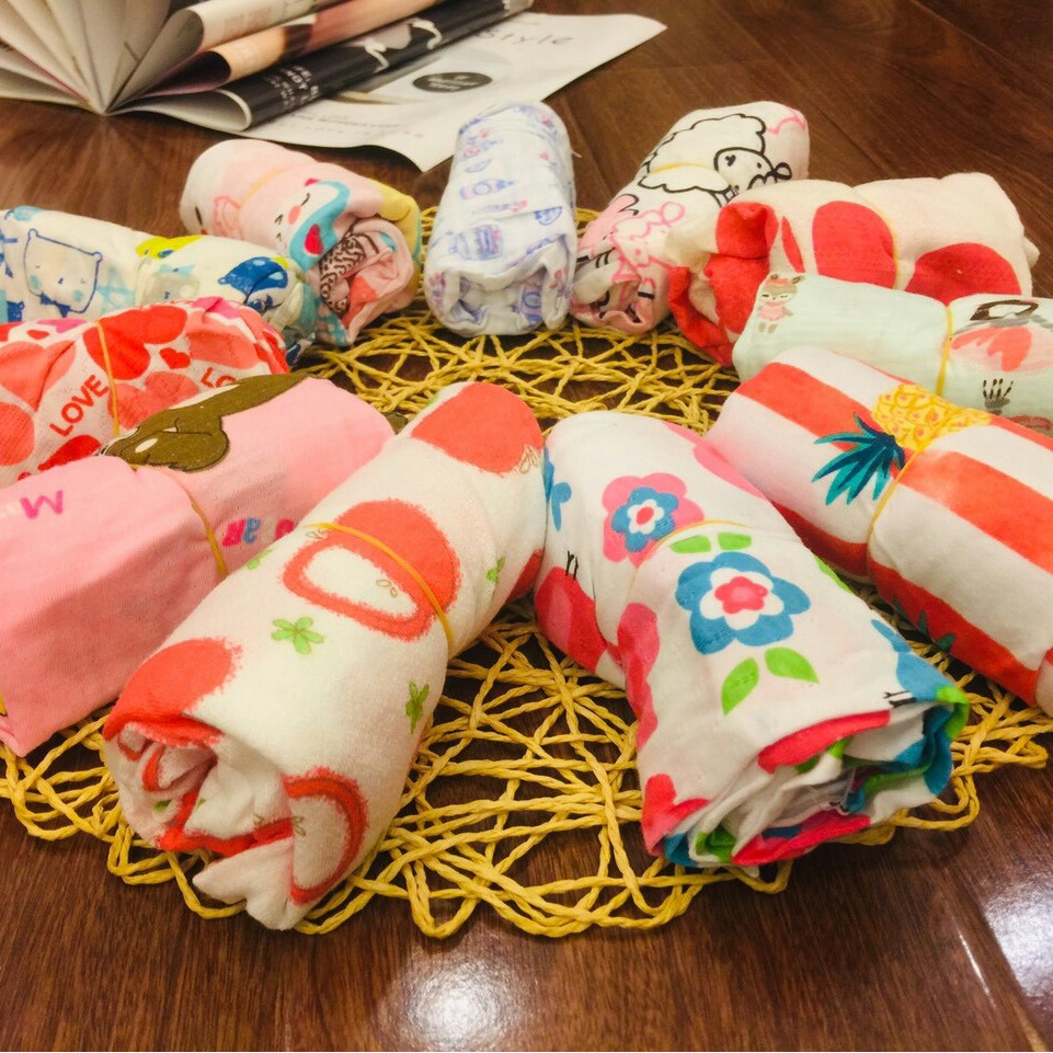 Combo 5 quần | Quần đùi bé trai bé gái | 3-18kg | Loại tốt vải cotton 4 chiều | Quần chục trẻ em