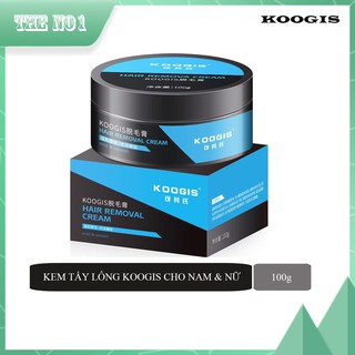 Kem tẩy lông nam giới Koogis loại bỏ lông chân và lông mặt, vùng kín