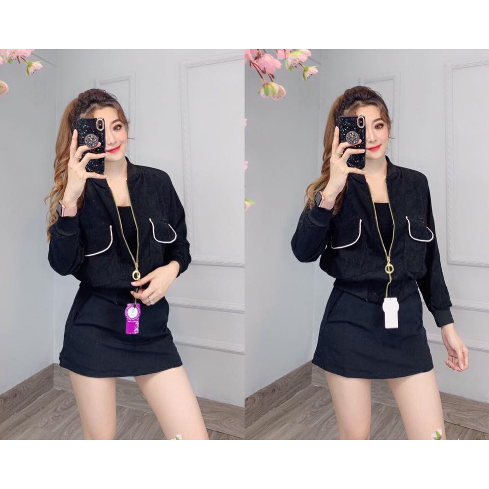 Áo Khoác Nhung Gân (100% giống hình) | BigBuy360 - bigbuy360.vn