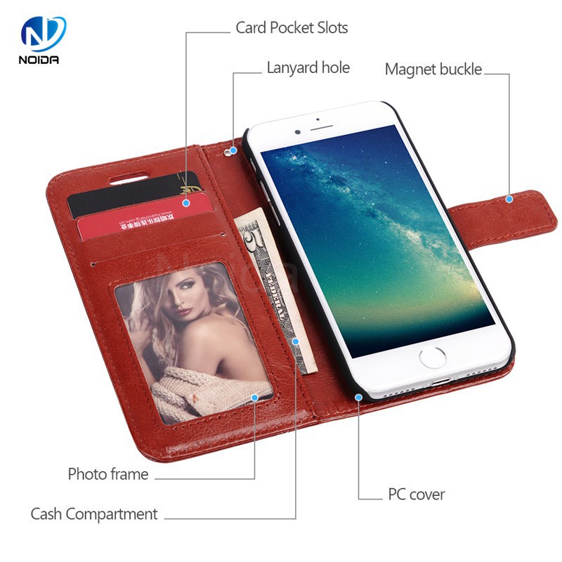 Bao da có ngăn đựng thẻ cho For iPhone 12 13 Mini Pro Max