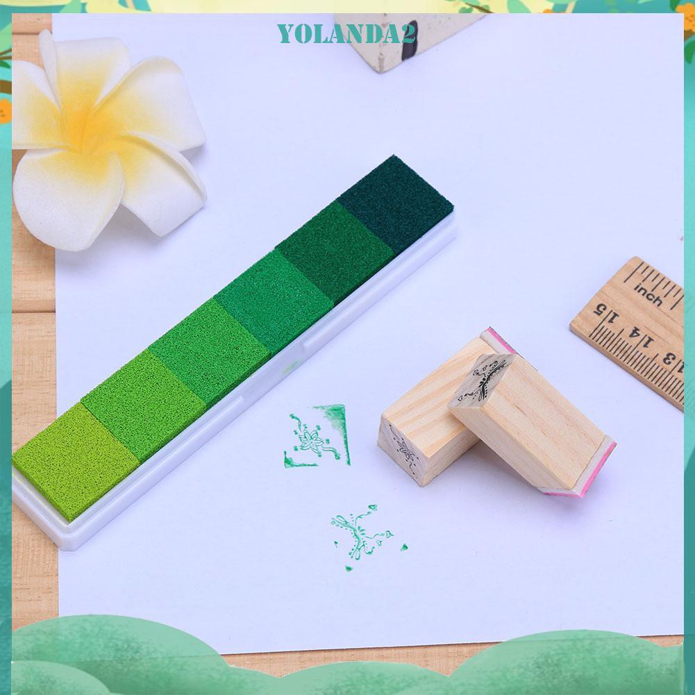 Bộ mực in dấu nhiều màu sắc trang trí sổ lưu niệm