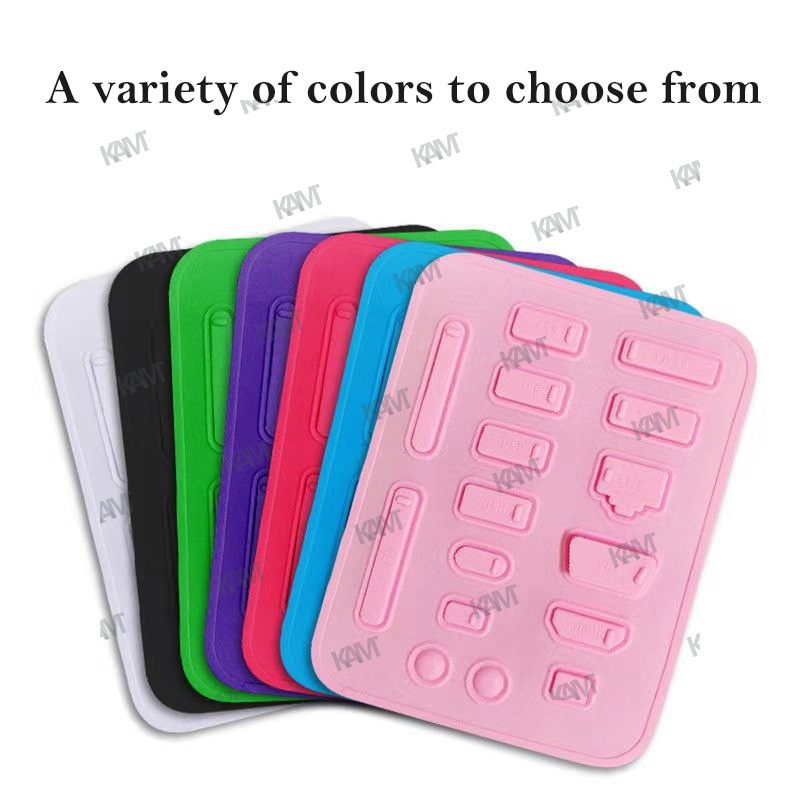 Set 16 Vỏ Bọc Cổng Sạc Laptop Bằng Silicone Co Giãn Chống Bụi